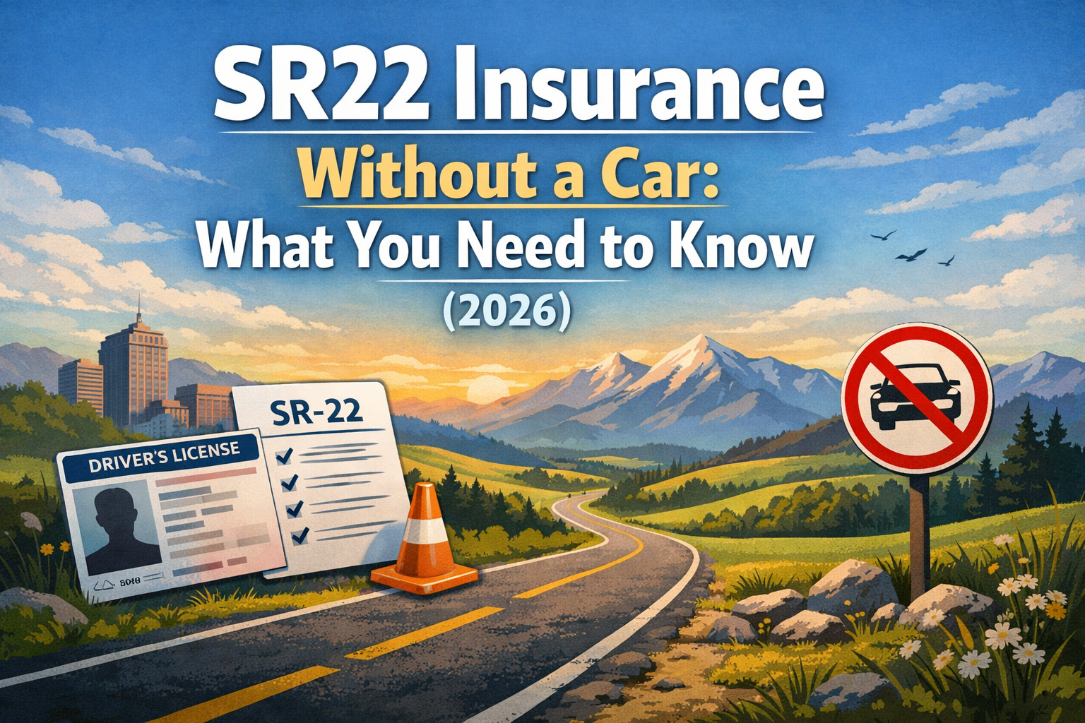 SR22 Insurance Without a Car