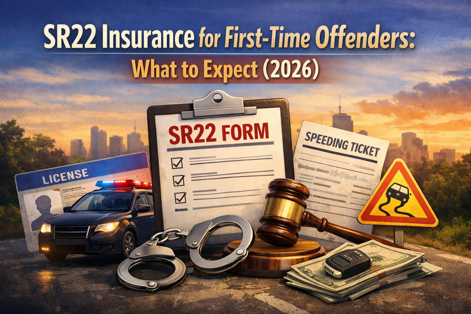 SR22 Insurance for First-Time Offenders: What to Expect (2026)