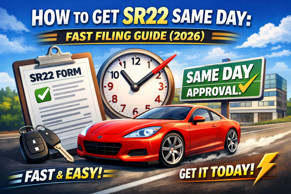 How to Get SR22 Same Day: Fast Filing Guide (2026)