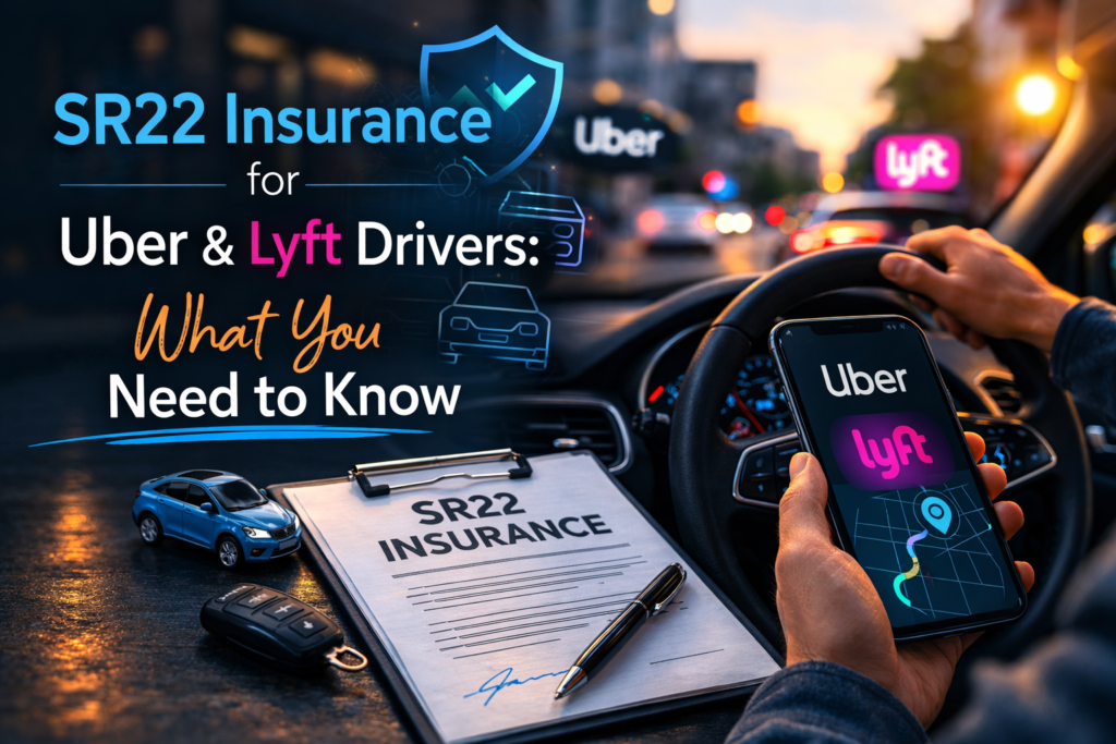 SR22 Insurance for Uber & Lyft Drivers