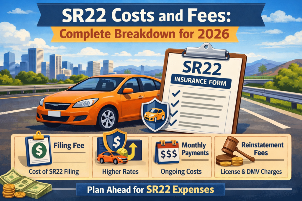 SR22 Costs and Fees