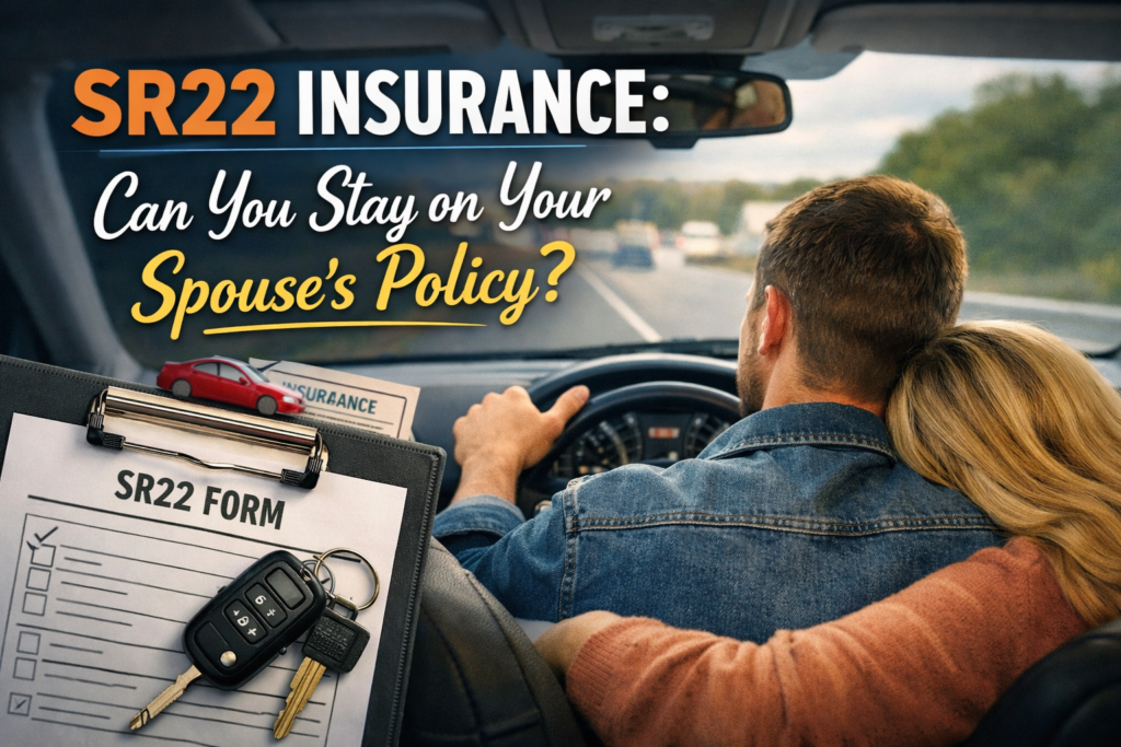 SR22 Insurance: Can You Stay on Your Spouse’s Policy?