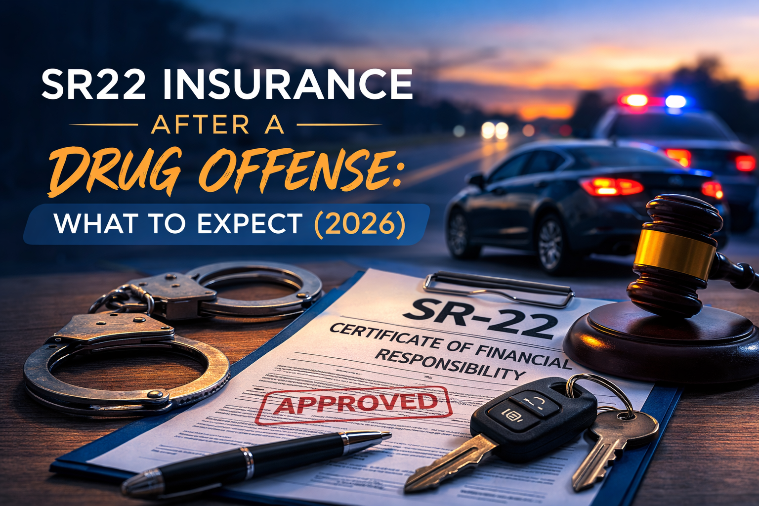 SR22 Insurance After a Drug Offense