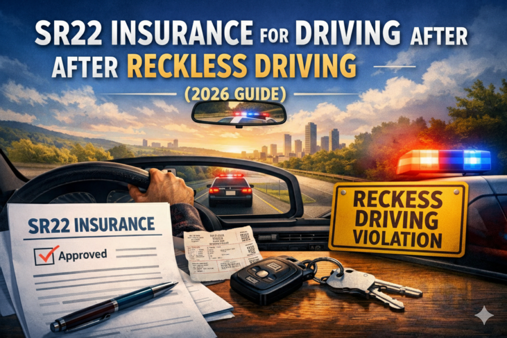 SR22 Insurance After Reckless Driving