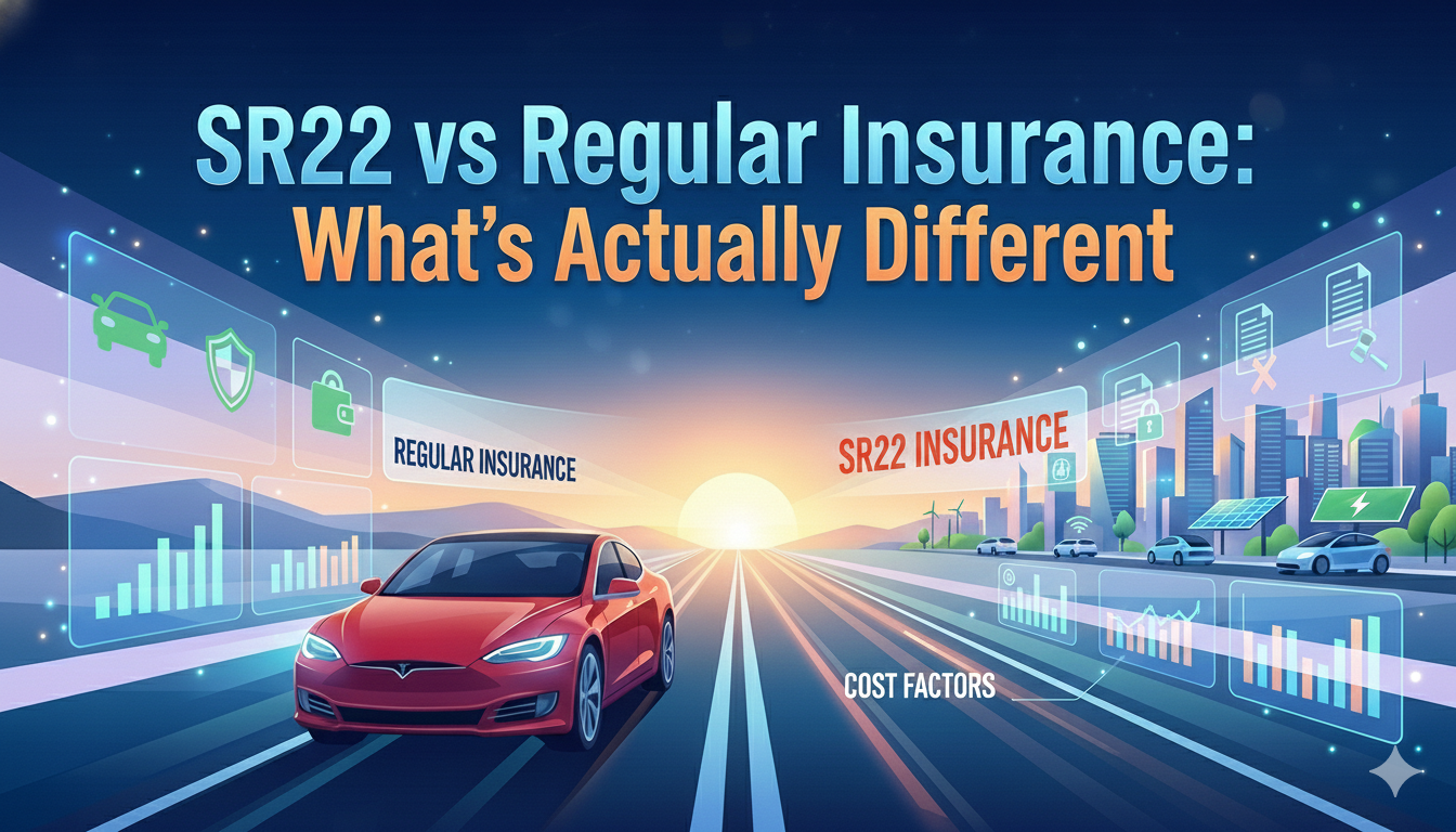 SR22 vs Regular Insurance: What's Actually Different